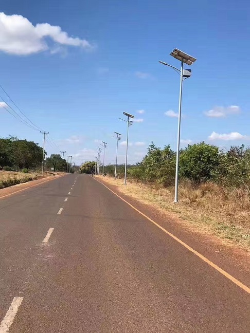 60W regular solar street light in Kenya