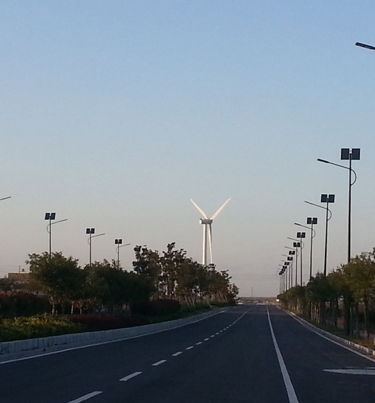 60W solar street light in Dongtai,China