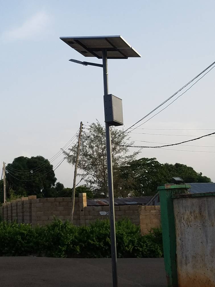 40W solar street light project in Nigeria