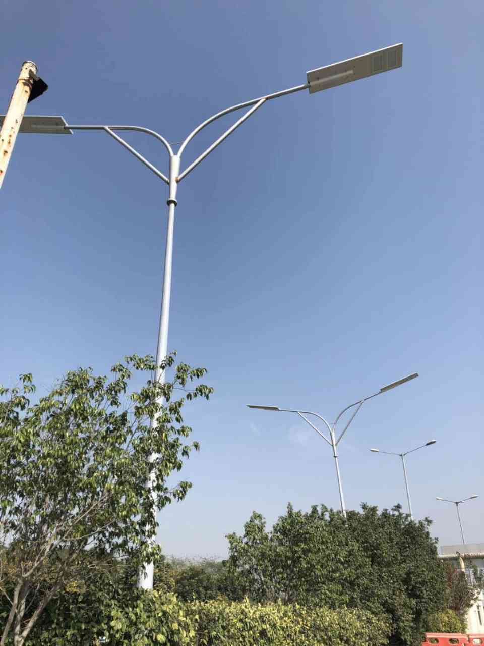 New project with 120W AIO solar street light