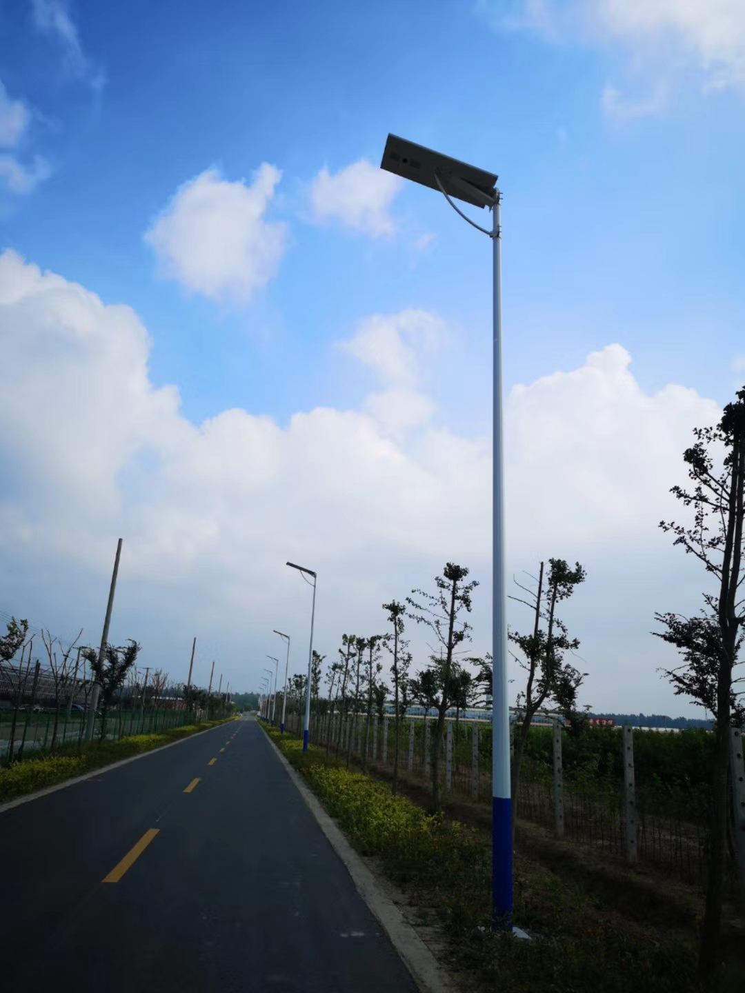 80W AIO solar street light project