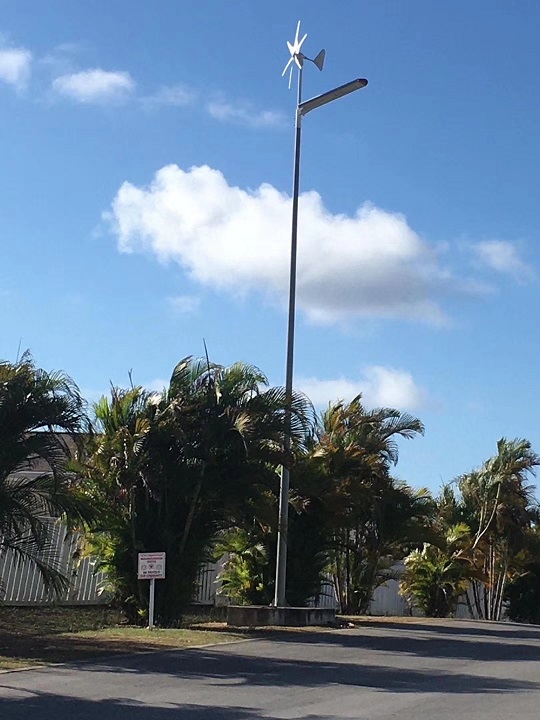 80W wind solar hybrid street light