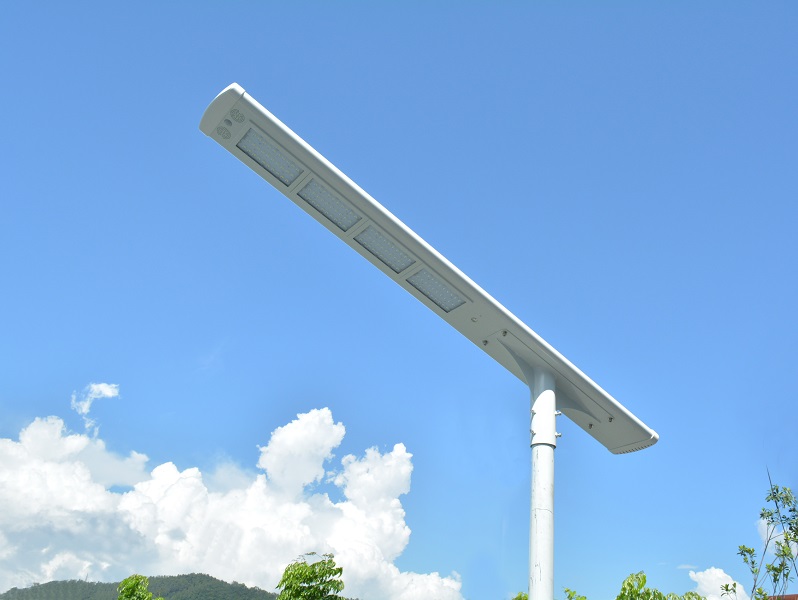 Long type AIO solar street light(LTE-AIO-080L)