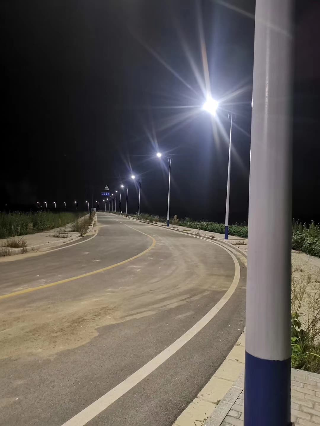 60W Solar street light with lithium battery